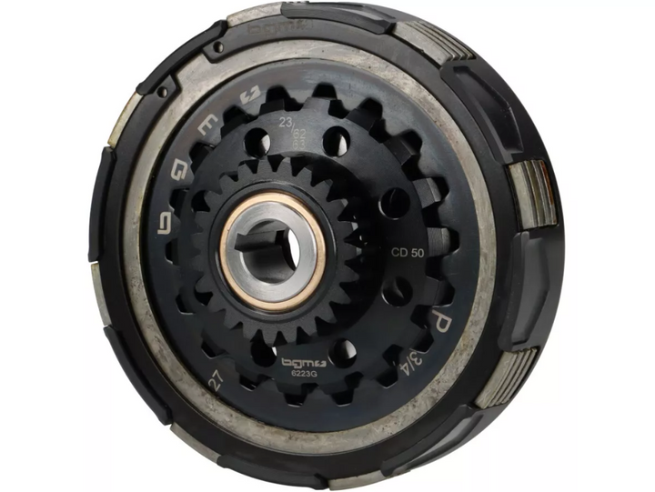 Kit frizione pignone 23 denti BGM PRO SUPERSTRONG 2.0 CR80 Ultralube Vespa Largeframe