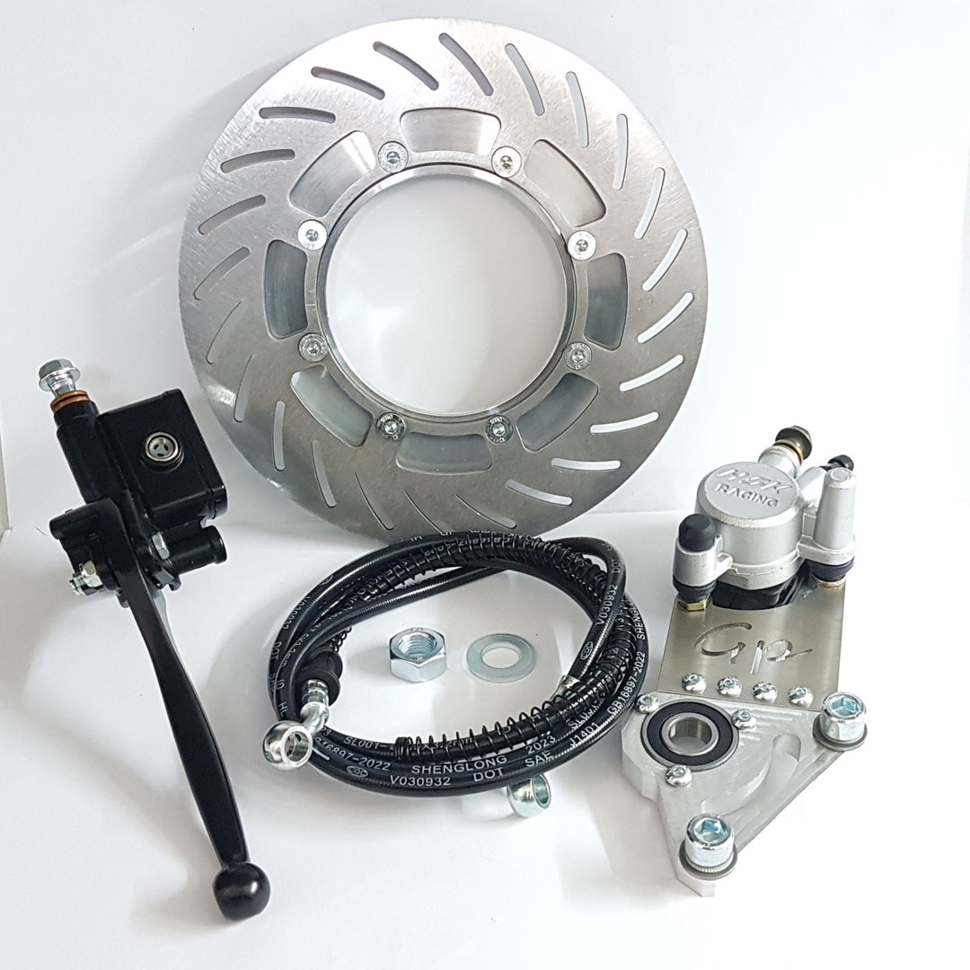 Kit freno a disco posteriore Piaggio Ciao Si Bravo 50 con cerchi in lega 4 razze