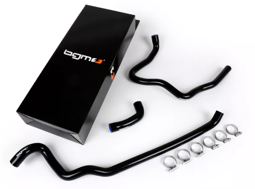 Kit tubi radiatore in silicone neri BGM Vespa GTS 125 250 300