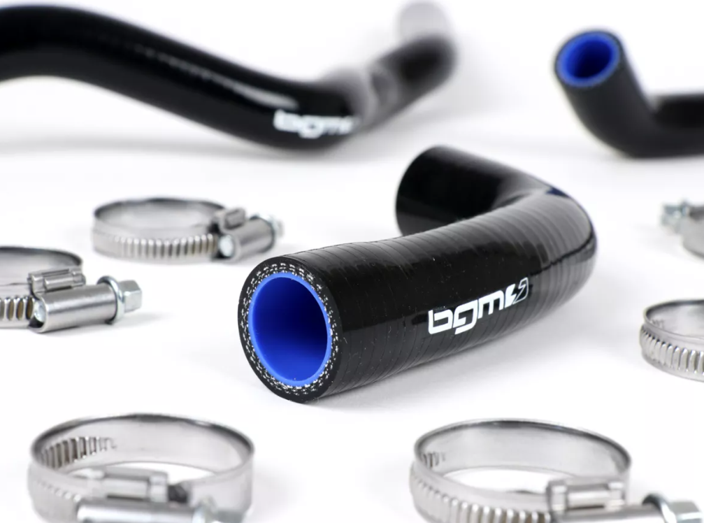 Kit tubi radiatore in silicone neri BGM Vespa GTS 125 250 300
