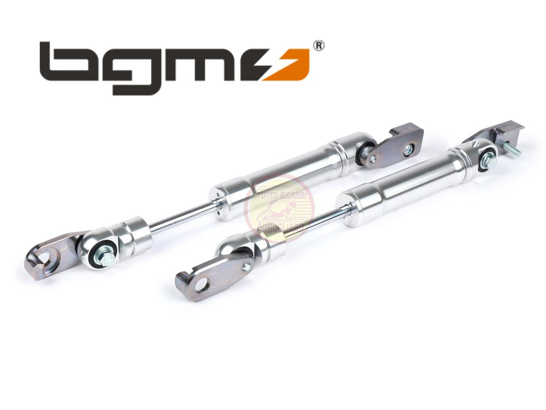 Sospensioni ammortizzatori supplementari BGM argento Piaggio Ciao PXV R PX SC MIX