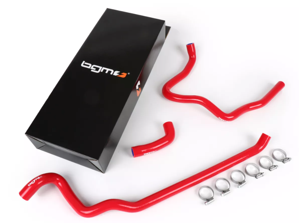 Kit tubi radiatore in silicone rosso BGM Vespa GTS 125 250 300