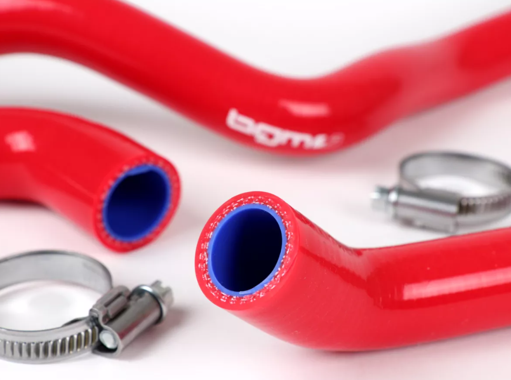 Kit tubi radiatore in silicone rosso BGM Vespa GTS 125 250 300
