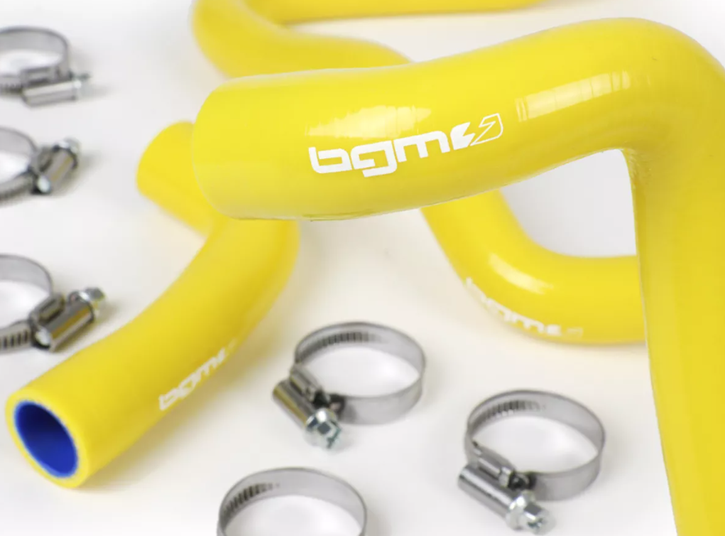 Kit tubi radiatore in silicone gialli BGM Vespa GTS 125 250 300