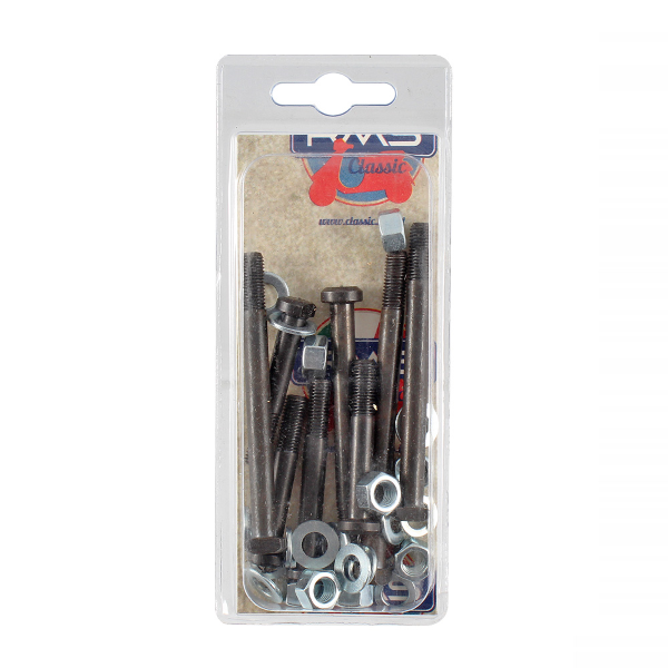 Kit viteria per chiusura carter Piaggio Ape 50 con dadi e rondelle