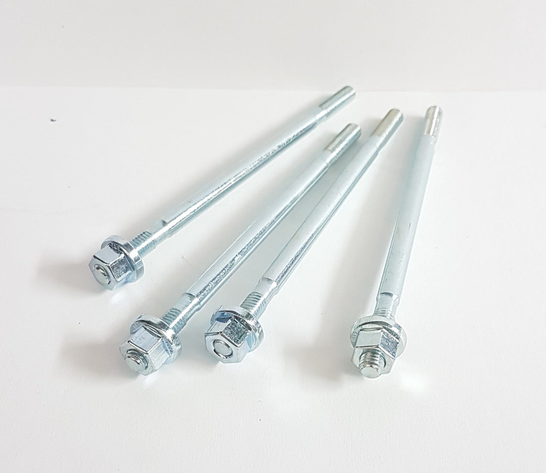 Kit 4 prigionieri con dadi M6X120 per cilindro Polini Piaggio Ciao SI Bravo