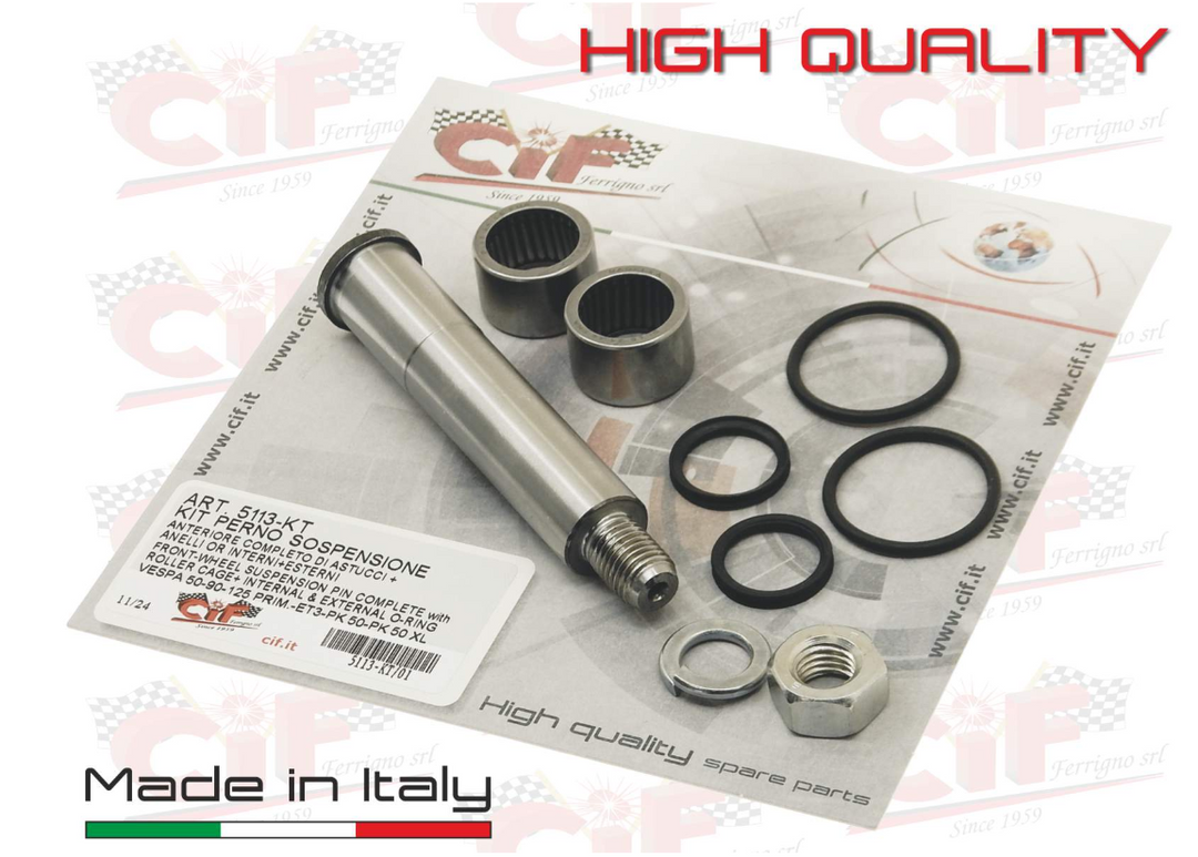 Kit perno mozzo forcella con oring Vespa 50 Special L N R PK 125 ET3 PRIMAVERA