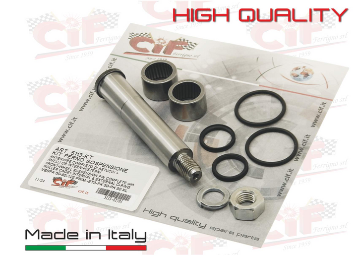Kit perno mozzo forcella con oring Vespa 50 Special L N R PK 125 ET3 PRIMAVERA