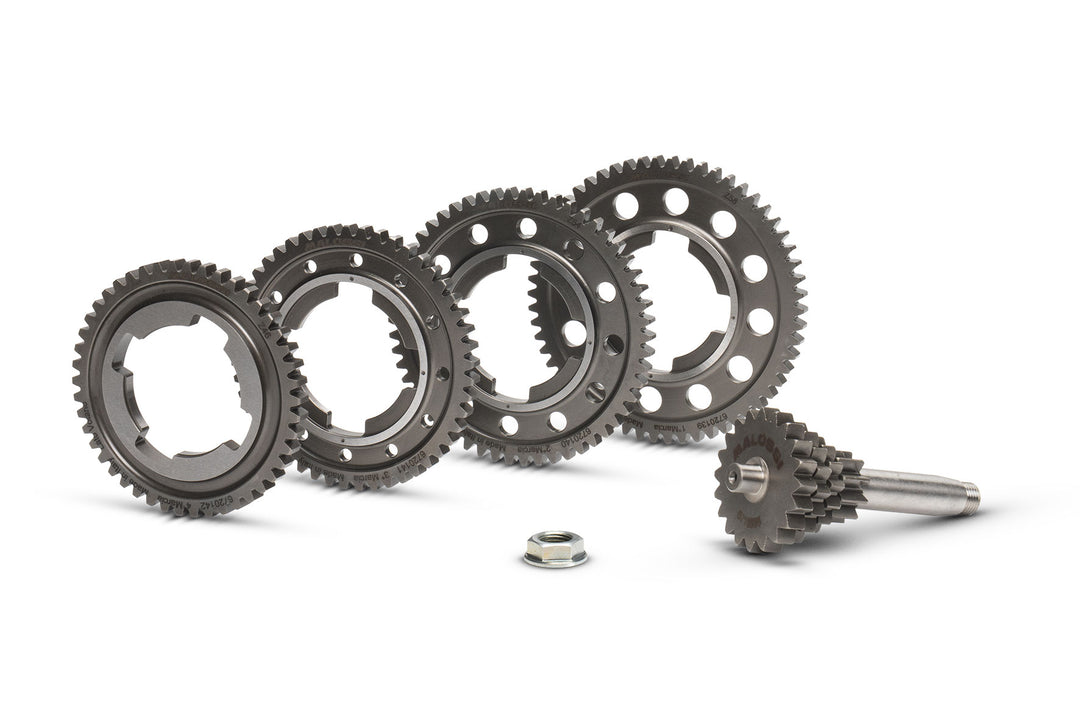 Kit cluster + ingranaggi 4 marce 10-14-17-20 + 46-49-54-58 Malossi Vespa Special PK 125 ET3 PRIMAVERA