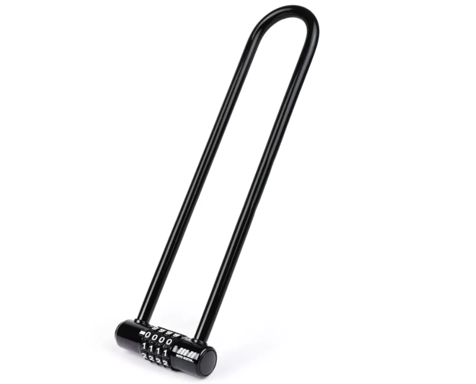 Lucchetto blocca ruota ad U per Ciclomotori Piaggio Ciao SI Bravo Boxer Grillo Superbravo 50