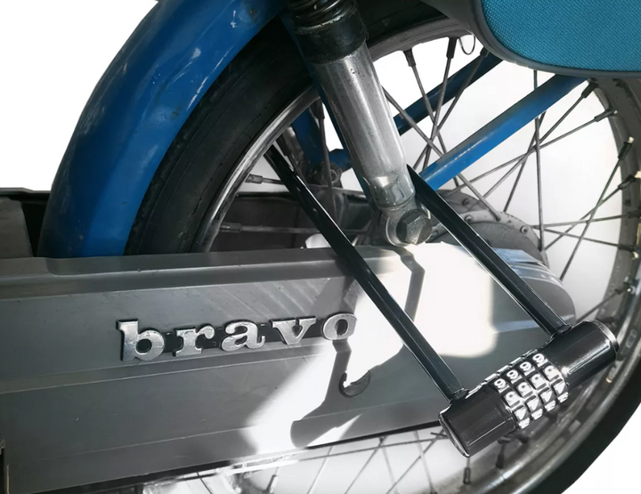 Lucchetto blocca ruota ad U per Ciclomotori Piaggio Ciao SI Bravo Boxer Grillo Superbravo 50