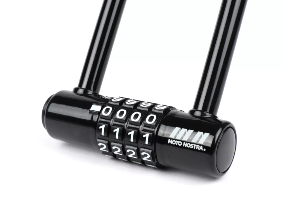 Lucchetto blocca ruota ad U per Ciclomotori Piaggio Ciao SI Bravo Boxer Grillo Superbravo 50