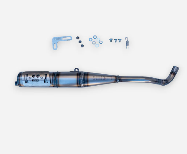 Marmitta scarico espansione DBR Silente Piaggio Ciao 50 diametro collettore 22mm