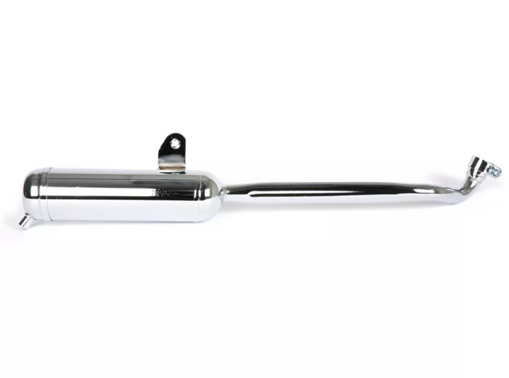 Marmitta scarico terminale Tecno cromata per Ciclomotori Piaggio Ciao Bravo 50 scarico 22mm