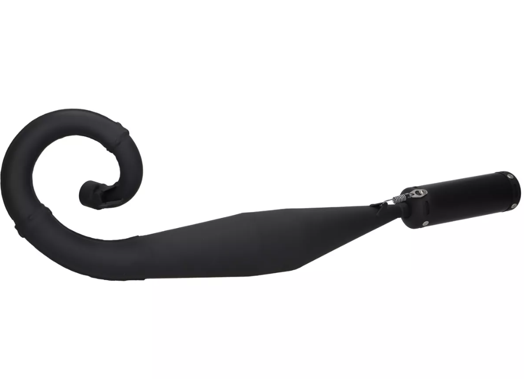 Marmitta espansione Polini For Race Piaggio Ciao Si Bravo Boxer con cilindro a 4 prigionieri