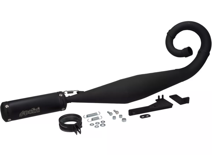 Marmitta espansione Polini For Race Piaggio Ciao Si Bravo Boxer con cilindro a 4 prigionieri