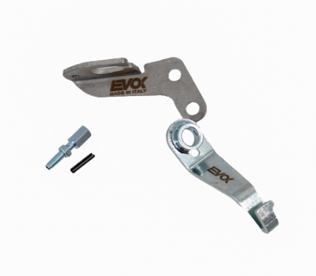 Kit piastra sostegno cavi + leva lunga Evok Vespa 50 90 125 Special L N R PK S XL RUSH HP ET3 PRIMAVERA