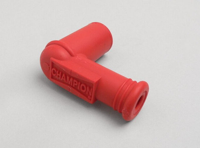 Cappuccio pipetta candela Champion rosso con resistore Vespa Scooter Moto Ciclomotori