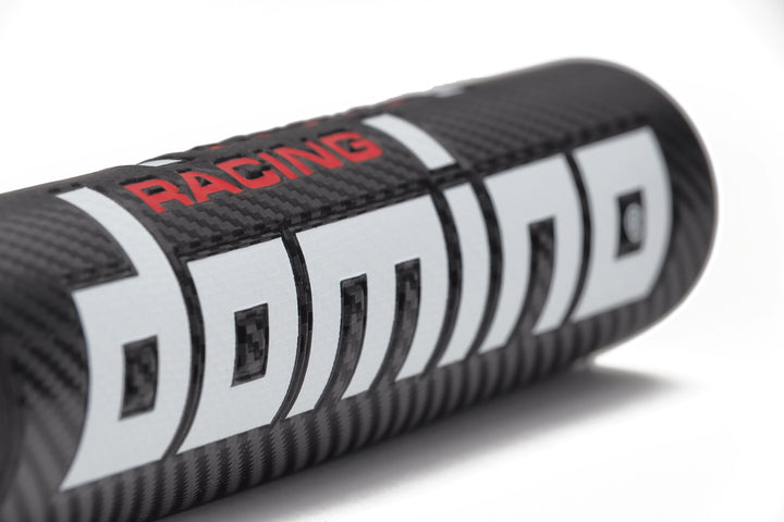 Paracolpo manubrio Domino Racing effetto carbonio Motocicli