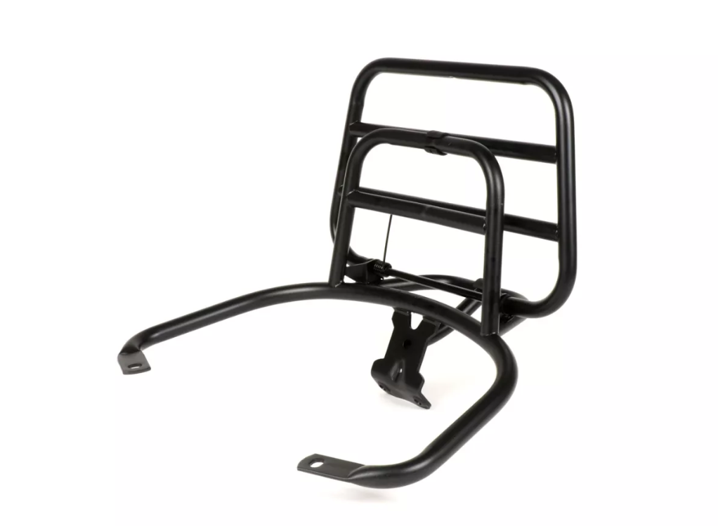 Portapacchi posteriore nero ribaltabile Vespa LX TOURING LXV S 50 125 150