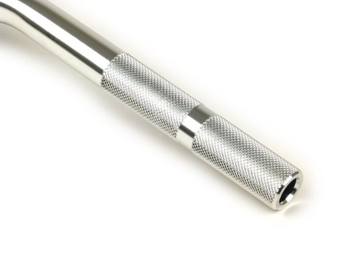 Manubrio stile moto cromato completo di rinforzo per Piaggio Bravo Superbravo 50