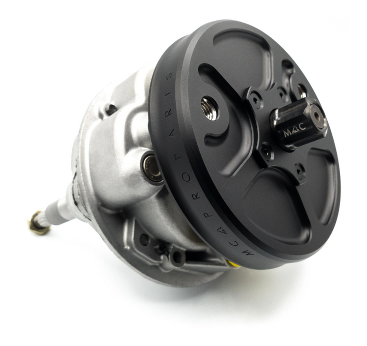 Piastra completa di cuscinetto supporto ruota posteriore MC PROPARTS Piaggio Boxer 50 nero