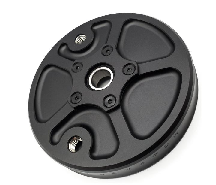 Piastra completa di cuscinetto supporto ruota posteriore MC PROPARTS Piaggio Boxer 50 nero