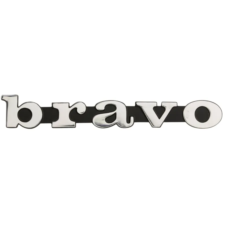 Targhetta in alluminio per fianchetti Piaggio Bravo