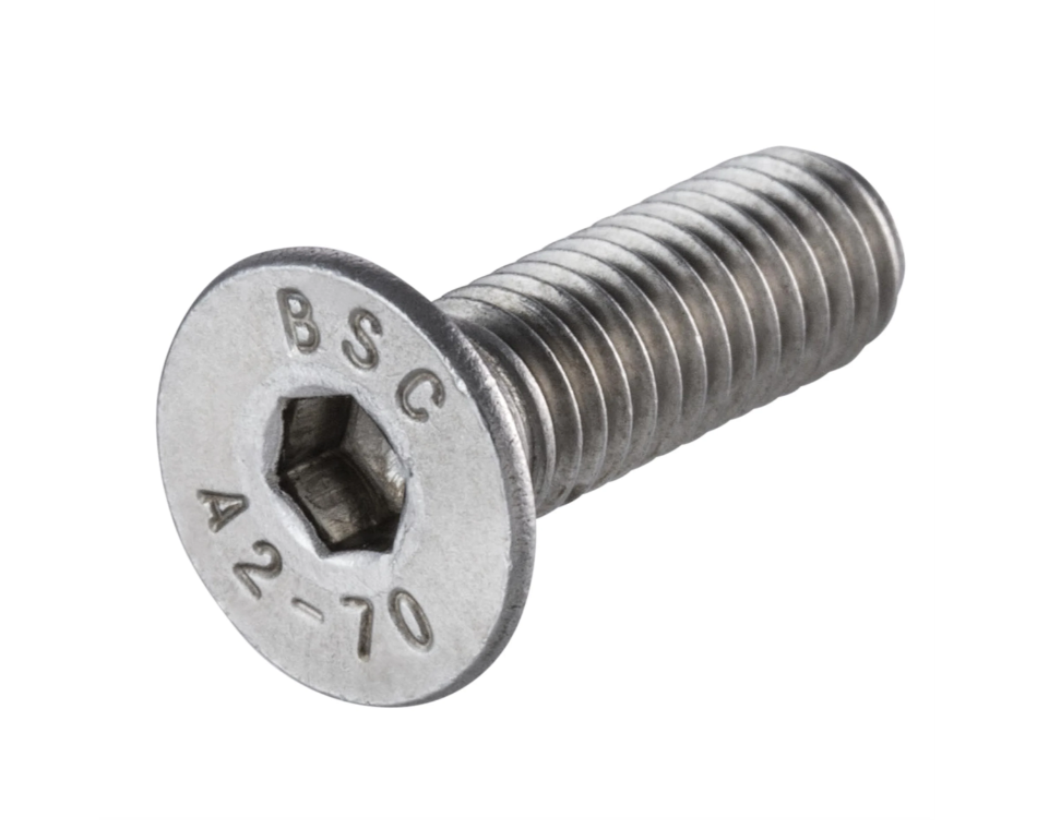 Vite perno testa esagnale svasata M5X16mm adatta per montaggio collettore MC PROPARTS su carburatori PHBG