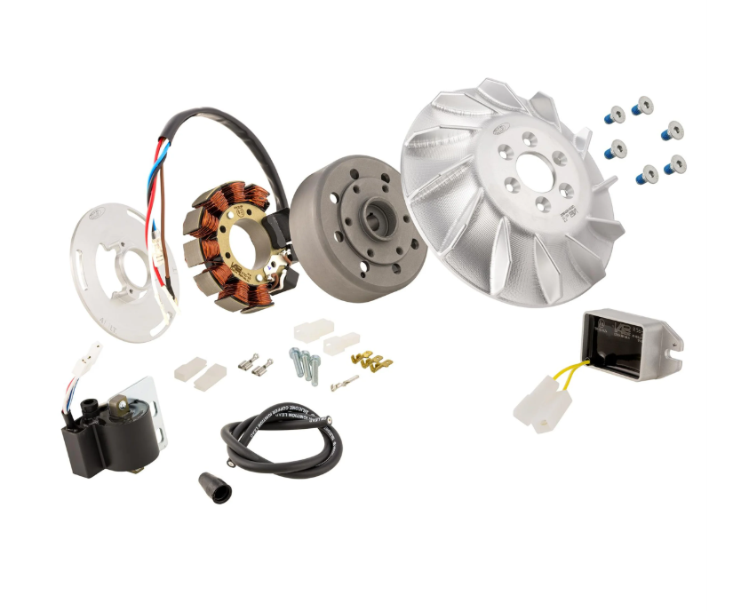 Kit accensione elettronica SIP 12Volt 110Watt corrente alternata Vespa VNA VNB VBA VBB GT GL SPRINT