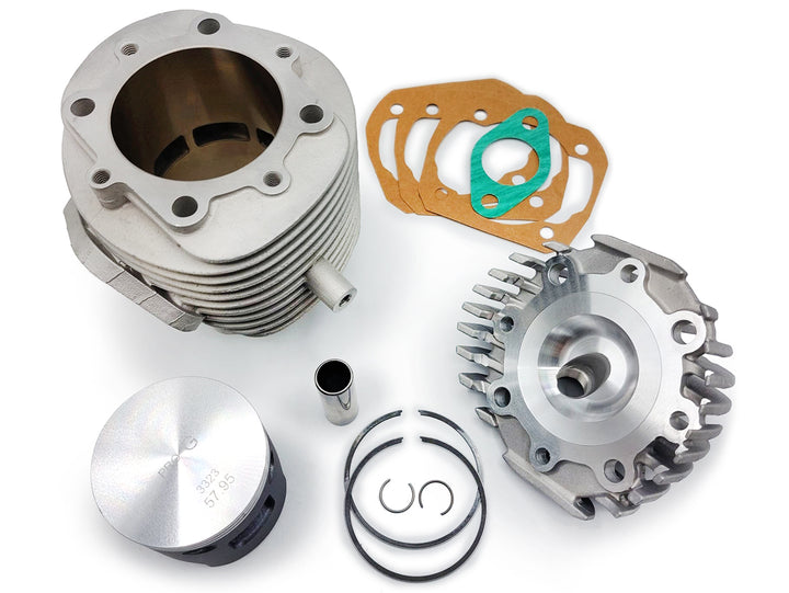 Kit gruppo termico cilindro in alluminio VMC CP58 corsa 51 Vespa 50 Special L N R PK S XL ET3 PRIMAVERA