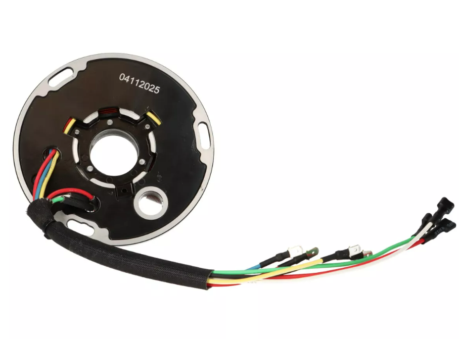 Statore BGM 7 fili Vespa PX PE 125 150 200 versione con batteria (VERIFICATE IL VOSTRO STATORE PRIMA DELL'ACQUISTO)
