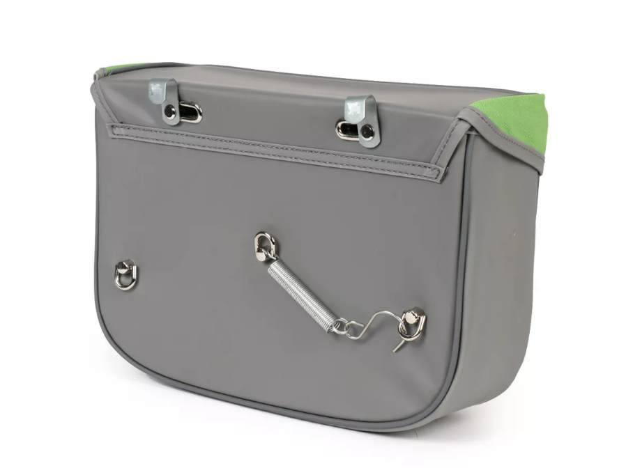 Borsa laterale verde e grigia per Ciclomotori Piaggio Ciao 50 tutti i modelli fino al 1995