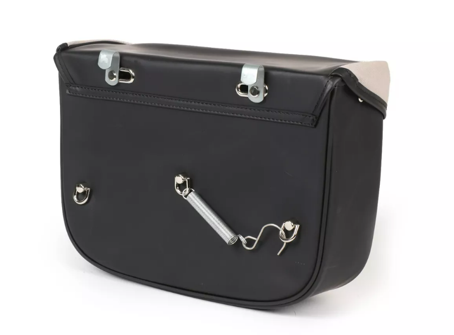 Borsa laterale grigia e nera per Ciclomotori Piaggio Ciao 50 tutti i modelli fino al 1995