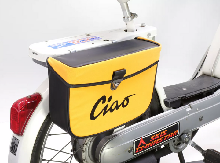 Borsa laterale gialla e nera per Ciclomotori Piaggio Ciao 50 tutti i modelli fino al 1995