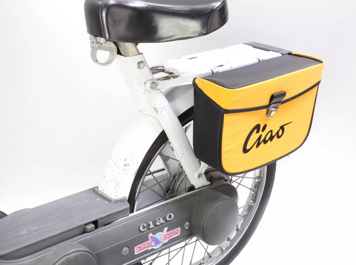 Borsa laterale gialla e nera per Ciclomotori Piaggio Ciao 50 tutti i modelli fino al 1995
