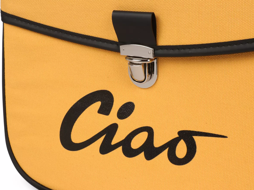 Borsa laterale gialla e nera per Ciclomotori Piaggio Ciao 50 tutti i modelli fino al 1995