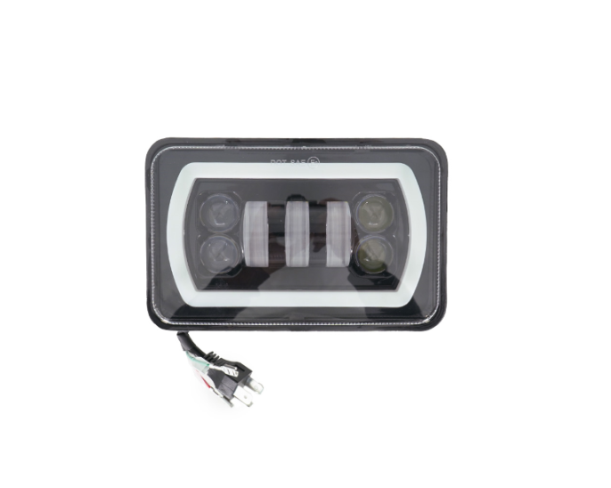 Faro fanale iron led Evok anteriore Piaggio Ape 50 bifaro (applicabile sia a destra che a sinistra)