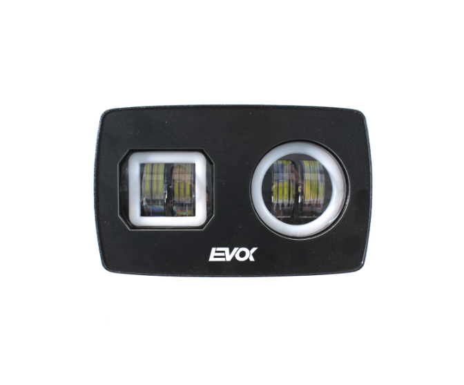 Faro fanale anteriore iron led Evok lato destro Piaggio Ape 50 modello due fari