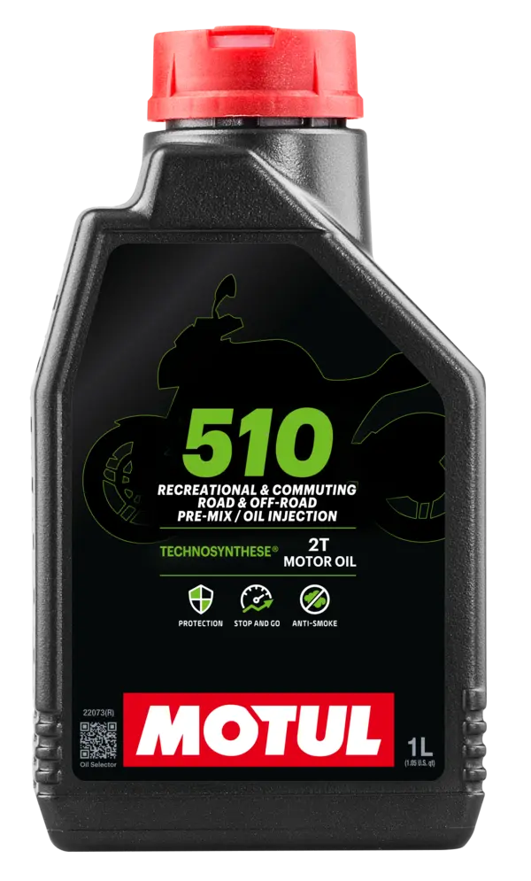 Olio Motul 510 semi sintetico motori 2 tempi (FLACONE DA 1 LITRO)