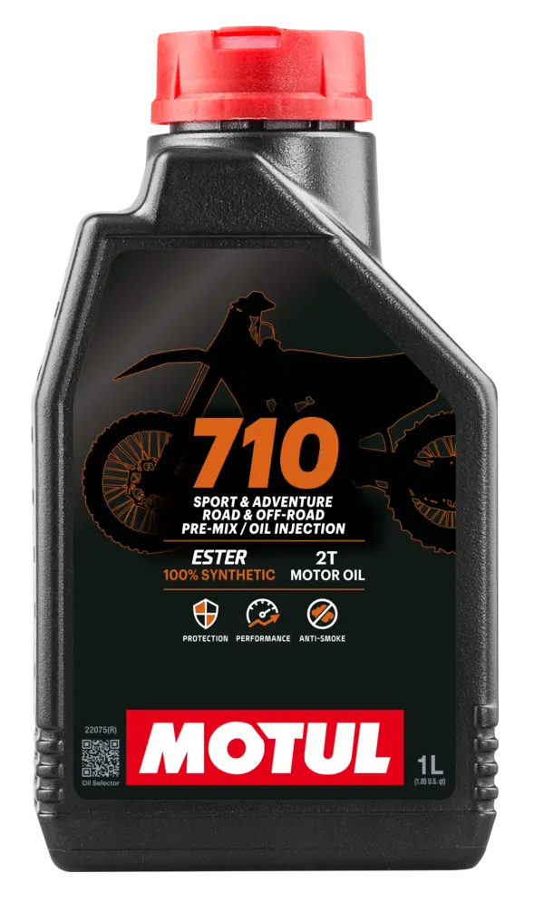 Olio miscela Motul 710 100% sintetico 2T (FLACONE DA 1 LITRO)