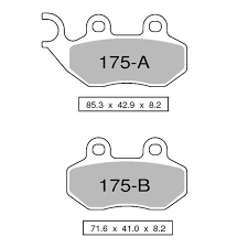 Pastiglie freno anteriori Trofeo Sym Peugeot 50 125 150 300