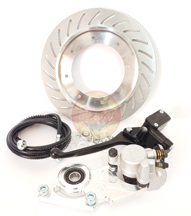 Kit freno a disco posteriore Piaggio Ciao Si Bravo 50 con cerchi in lega 10 razze parallele da 17