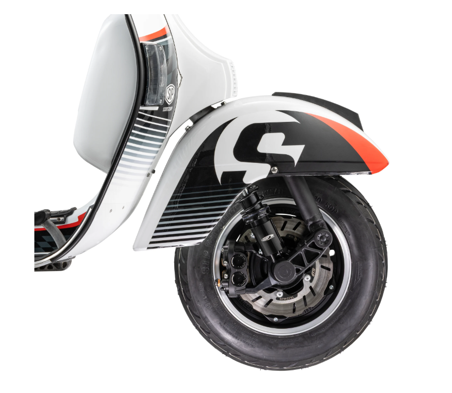 Kit freno a disco anteriore SIP PERFORMANCE RADIAL Classic NT con perno Ø 20mm nero Vespa PK 50 125 XL PX 125 150 MY T5