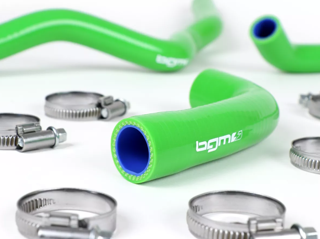 Kit tubi radiatore in silicone verdi BGM Vespa GTS 125 250 300