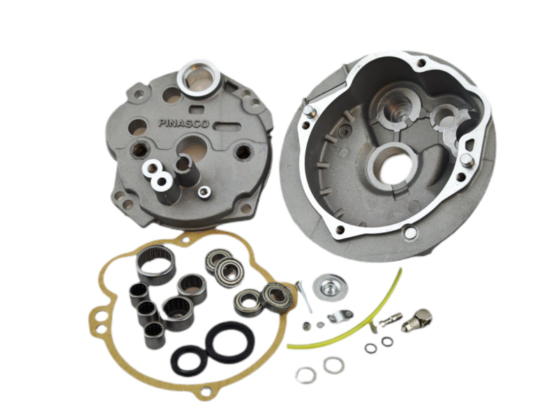 Carter mozzo posteriore 2.0 Street CON CUSCINETTI A SFERE Pinasco Piaggio Ciao Si Bravo con variatore