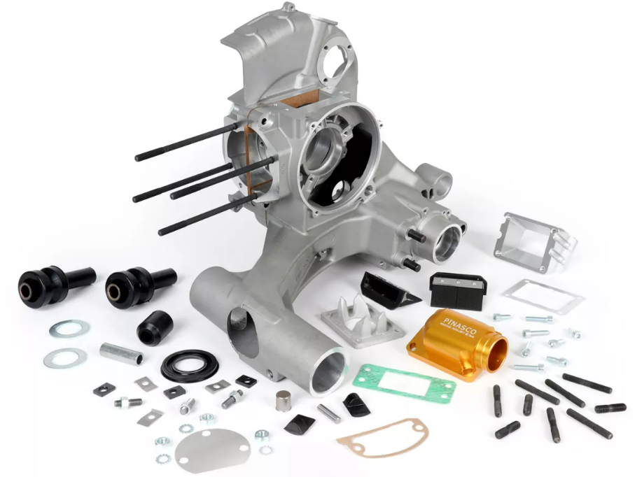 Carter motore Pinasco Slave MEGA X8 lamellare Vespa SmallFrame 125 150 160 180 200