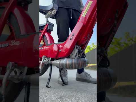 Marmitta scarico espansione DBR classic Piaggio Ciao con silenziatore in alluminio scarico 27mm