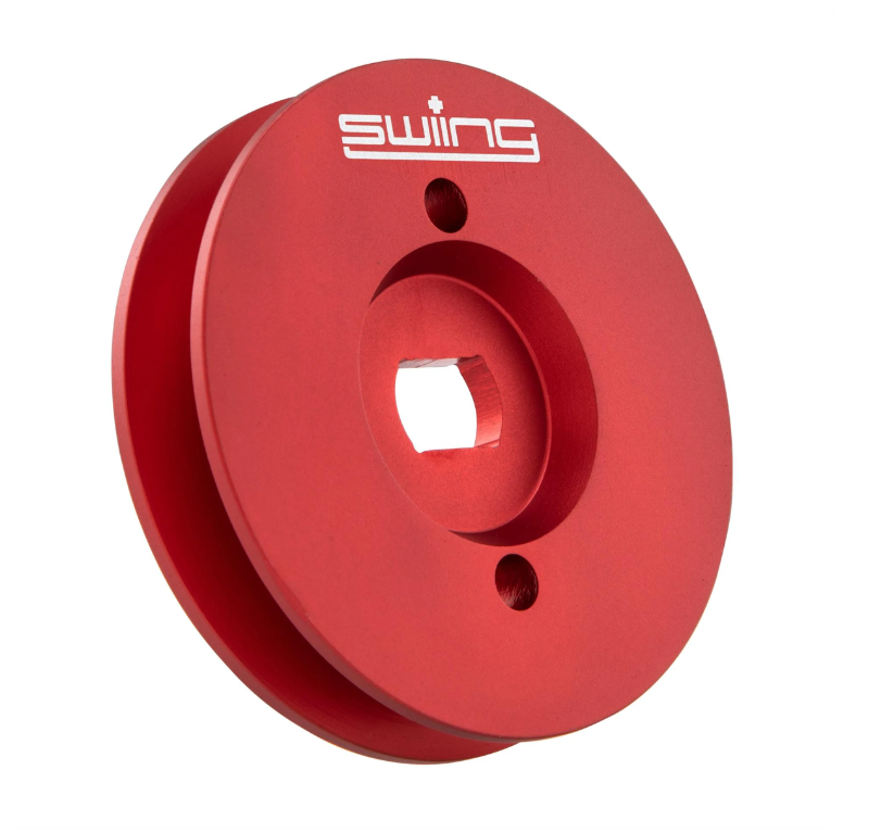 Puleggia Swing in alluminio CNC rosso anodizzato 65mm Piaggio Ciao Si Bravo