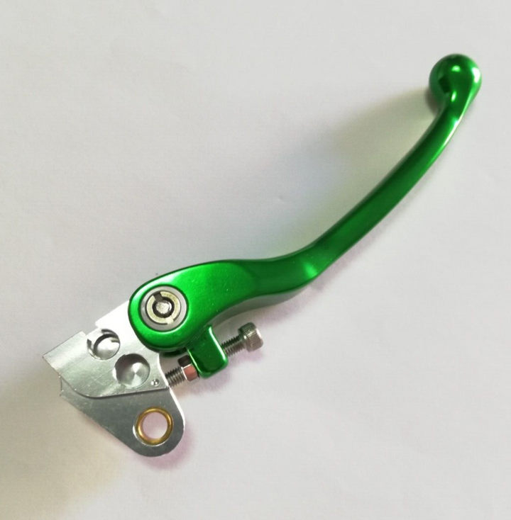 Leva sinistra frizione Kawasaki KX 250 450 verde regolabile 2013-2016
